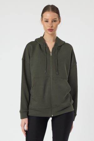 UNISEX FERMUARLI KAPŞONLU-fermuarlı kapşonlu sweatshirt