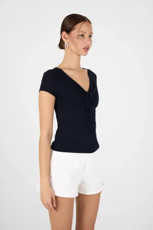 BODY-14 Kadın V Yaka Body Modal Şık Rahat Model