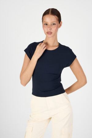 LYC Süprem 3 Kadın Tişört Modal Semi Fit Şık Model