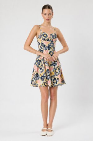 ELBİSE ASKILI 8 sarı siyah desenli